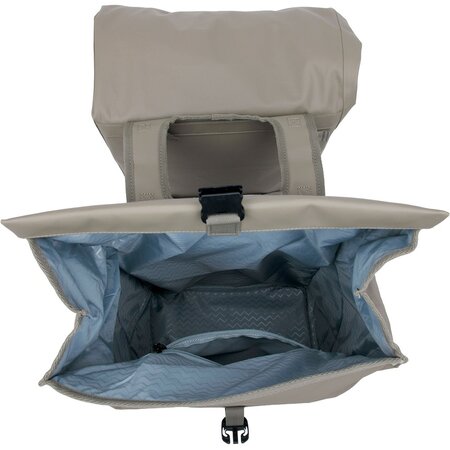 New Looxs Dubbele fietstas Leeds Double 38L Taupe