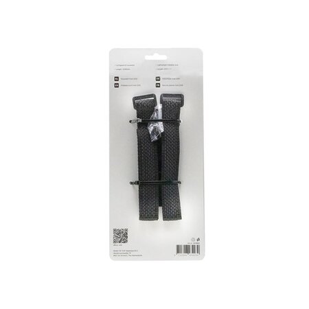 Simson Vouwslot Fold 1200 120 cm Zwart - Inclusief houder