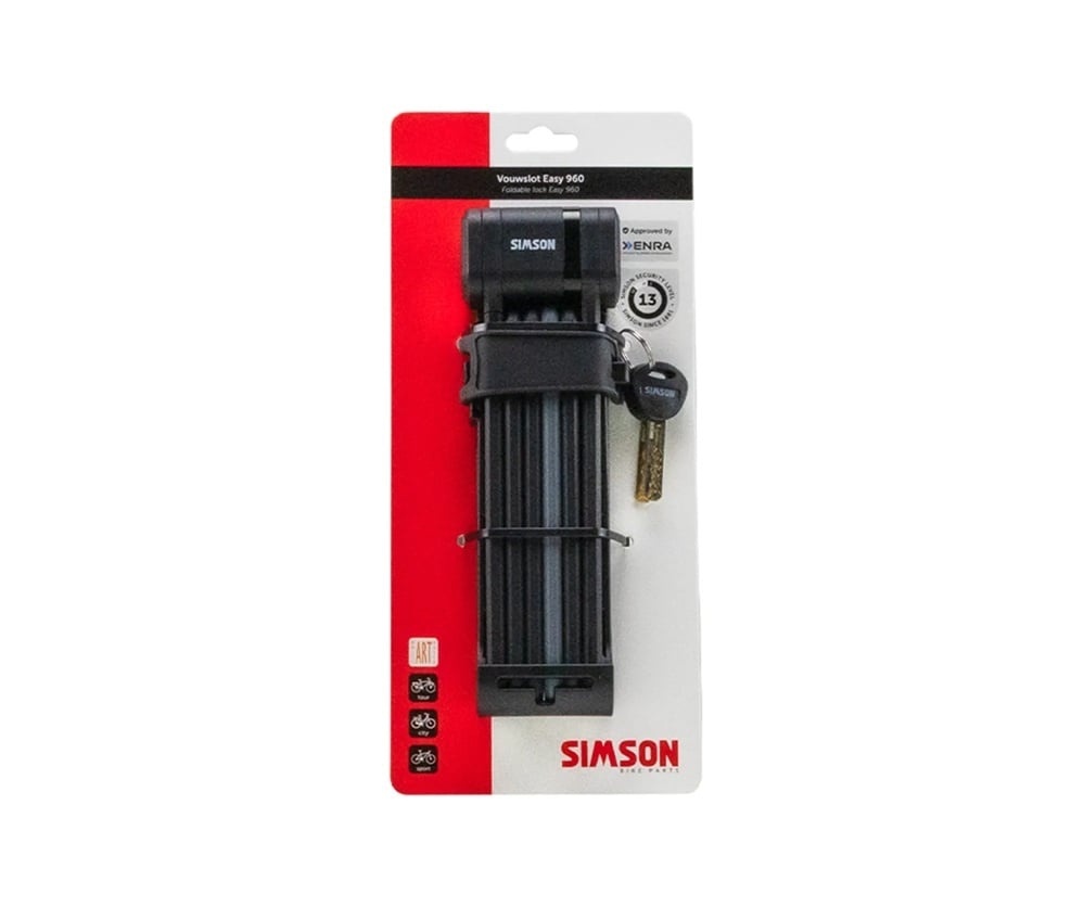 Vouwslot Easy 960 96 cm Zwart