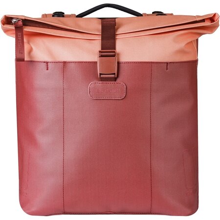 Basil Dubbele Fietstas Vive MIK 2.0 28-35L Bordeaux/Roze