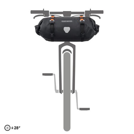 Ortlieb Handlebar-Pack Flex Matzwart 9L