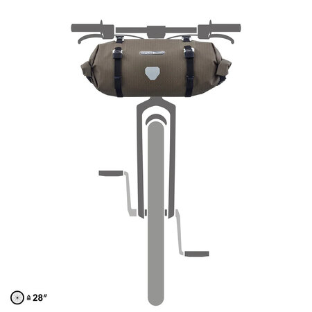Ortlieb Handlebar-Pack Flex Dark Sand 9L