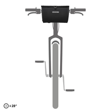 Ortlieb Stuurtas Velo-Sling Flex Zwart 5L