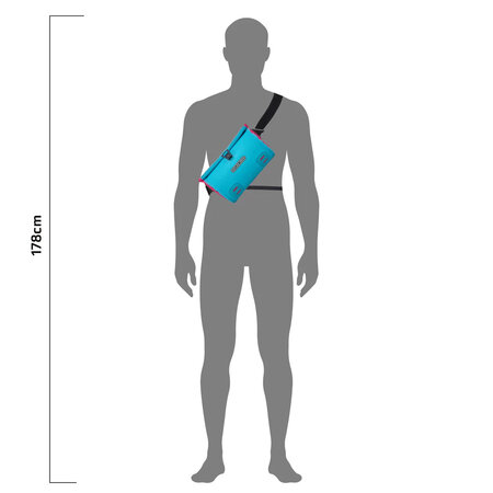 Ortlieb Stuurtas Velo-Sling Cyber Blue 3L