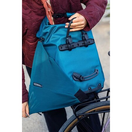 Ortlieb Enkele Fietstas en Rugtas Vario Lite QL 2.1 Petrol 22L