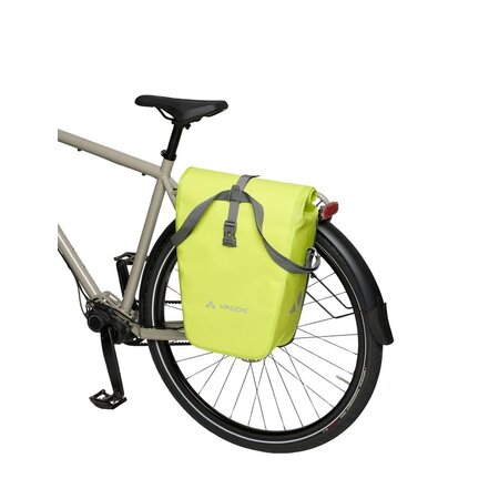 Vaude Enkele fietstas Aqua Back Single 24L Bright Green - waterdicht