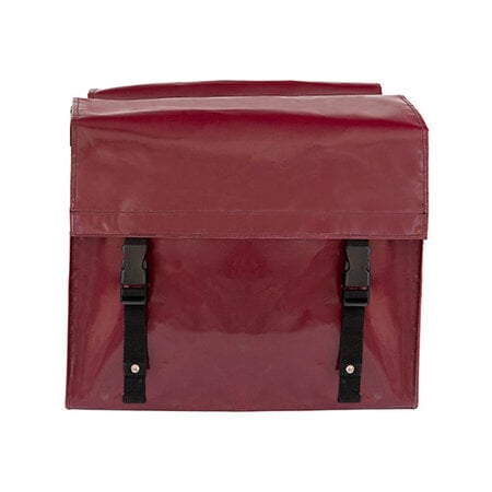 Beck Dubbele fietstas Nostalgic 52L Burgundy