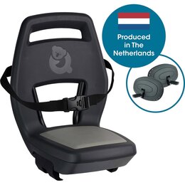 Qibbel 6+ Junior Seat compleet - Granite Grey