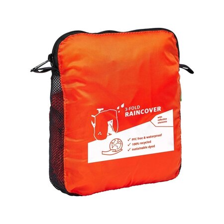 Vaude 3-Voudige Regenhoes Oranje