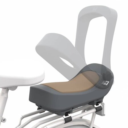 Urban Iki Junior Fietszitje Bincho Black/Inaho Beige - zonder montagekader