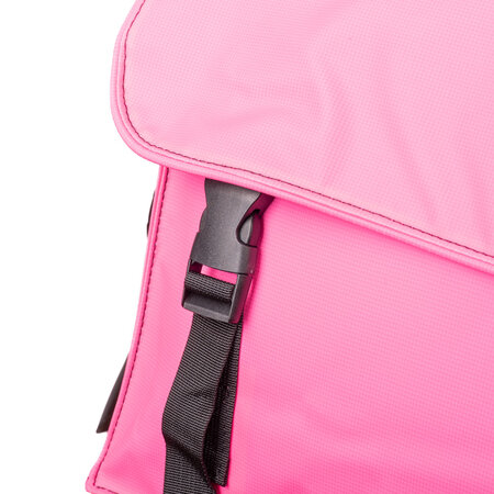 Beck Dubbele fietstas Mini Bisonyl Pink