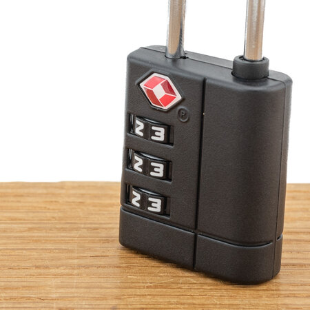 Vaude TSA Combinatiehangslot II Zwart