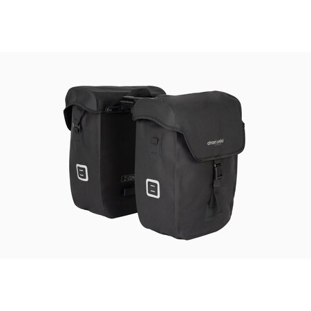 AtranVelo  Dubbele fietstas Commuter Side WP Set Zwart - met AVS-adapter