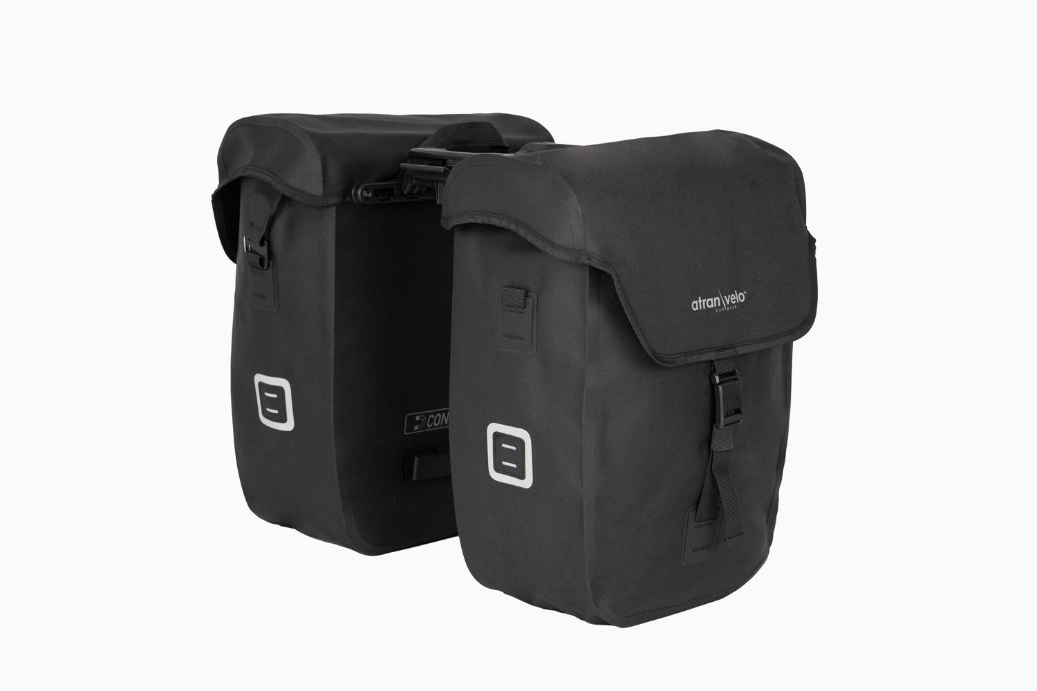 Dubbele fietstas Commuter Side WP Set Zwart