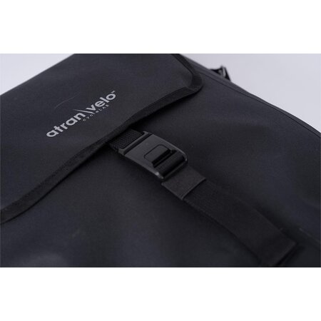 AtranVelo  Dubbele fietstas Commuter Side WP Set Zwart - met AVS-adapter