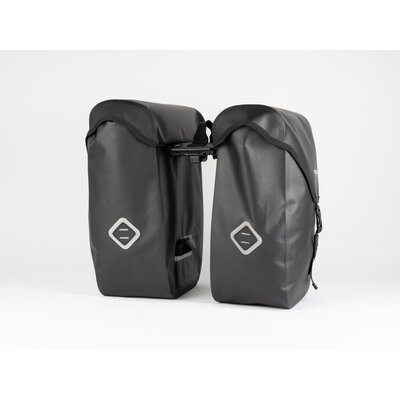 AtranVelo Dubbele fietstas ZAP Plus WP 50L AVS Zwart