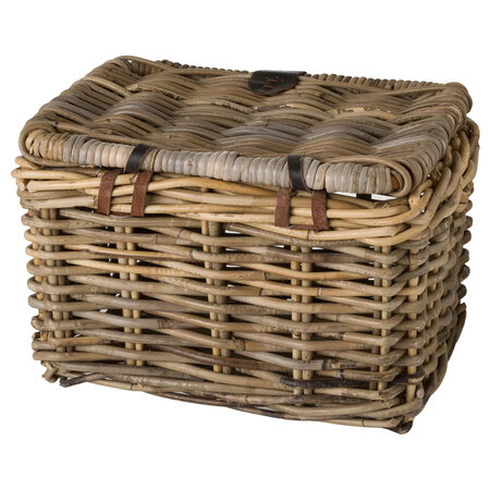 FastRider Fietsmand Sera met klep Naturel - Small