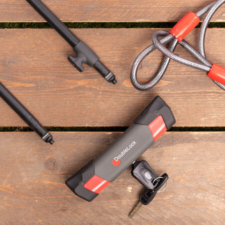 DoubleLock Beugelslot met kabel U-Lock 230/14 ART-4