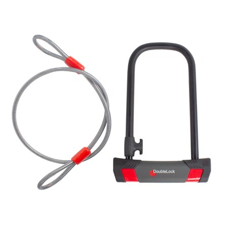 DoubleLock Beugelslot met kabel U-Lock 230/14 ART-4