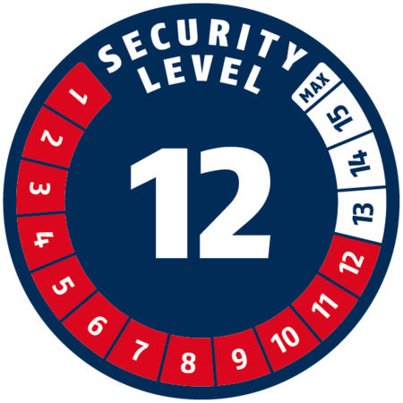 ABUS Granit Plus 640/135 HB 23 cm + houder