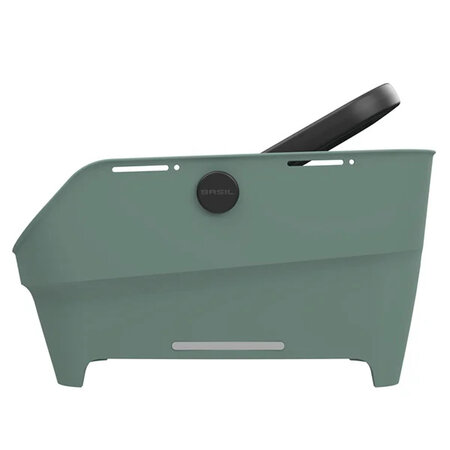 Basil Fietsmand Cento Neo MIK 21L Zilvergroen