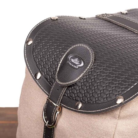 Selle Monte Grappa British Bisaccia Zwart/Beige