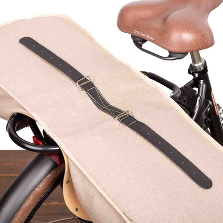 Selle Monte Grappa British Bisaccia Zwart/Beige