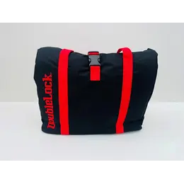 DoubleLock Slottas Roll-Top Bag Zwart