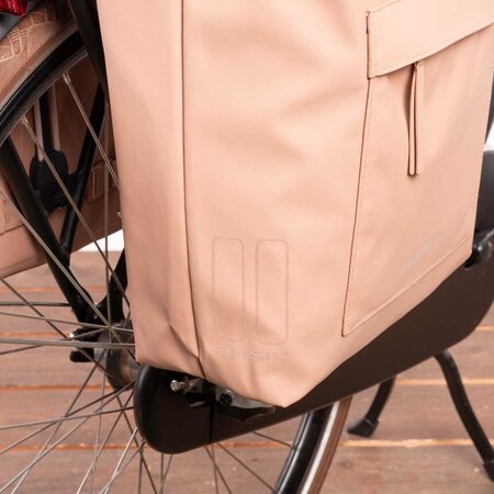 Basil Dubbele fietstas Brooklyn 41L Zand
