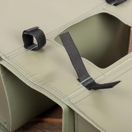 Clarijs Dubbele fietstas 40L Mat Olive - Zonder anti-diefstalring