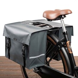 Clarijs Dubbele fietstas XL 46L Mat Grijs