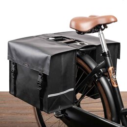 Clarijs Dubbele fietstas XL 46L Matzwart