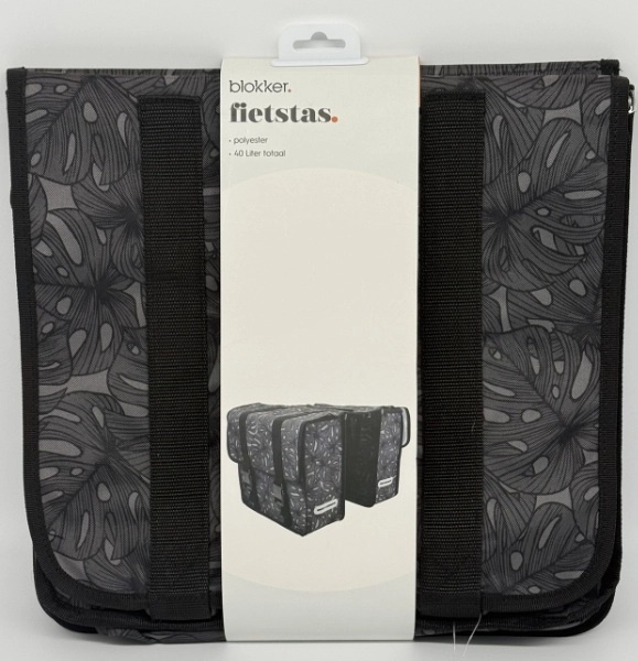 Dubbele fietstas 40L Leaf