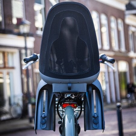 Qibbel Achterzitje Air Midnight Black - framebevestiging