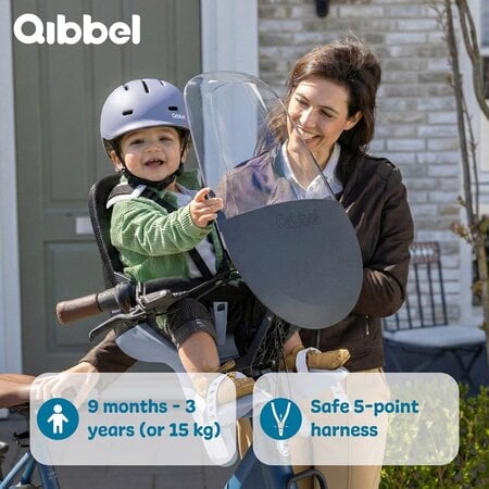 Qibbel Air Voorzitje Zwart