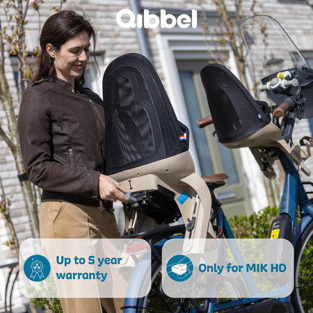 Qibbel Achterzitje Air Bagagedrager MIK-HD Midnight Black