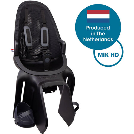Qibbel Achterzitje Air Bagagedrager MIK-HD Midnight Black