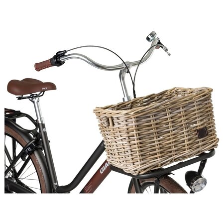 FastRider Fietsmand Zeno Rotan Medium Naturel 17L