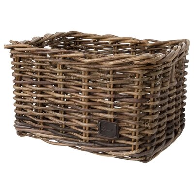 FastRider Fietsmand Zeno Rotan Medium Bruin 17L