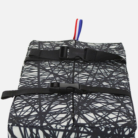Hooodie Big Cushie Crosshatch - zacht fietskussentje voor op bagagedrager