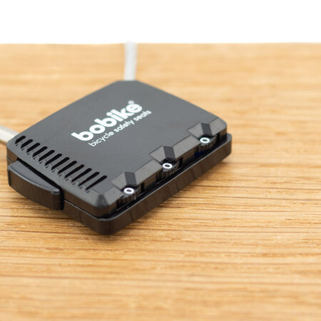 Bobike Maxi Combinatieslot met kabel - zwart