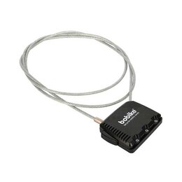 Bobike Maxi Combinatieslot met kabel - zwart