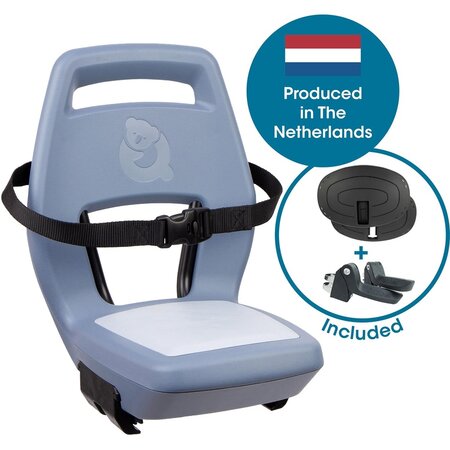 Qibbel 6+ Junior Seat compleet Ocean Blue - Met voetsteunen