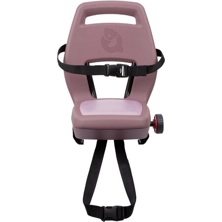 Qibbel 6+ Junior Seat compleet Plum Rose - Met voetsteunen