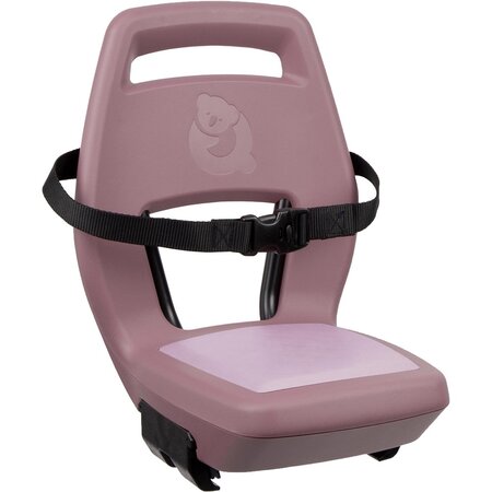 Qibbel 6+ Junior Seat compleet Plum Rose - Met voetsteunen
