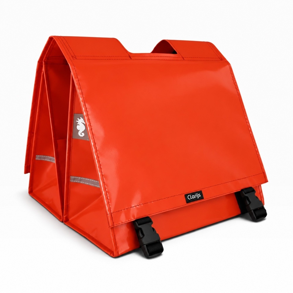 Dubbele fietstas XL 46L Oranje