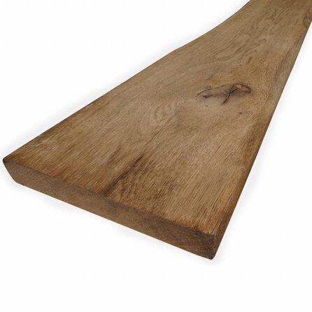 Oude eiken plank - 28x190 mm - gerookt - plank voor binnen / beschut buiten - verouderd eikenhout AD 20-25%