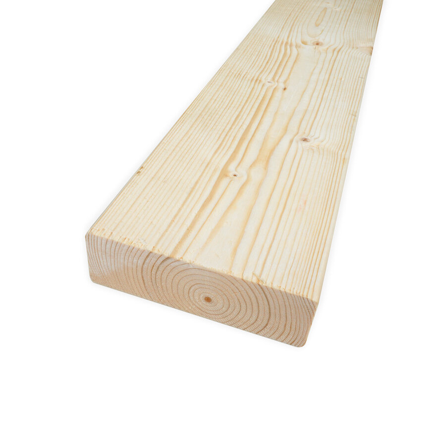 SLS hout balk - 38x120 mm - geschaafd - balk voor binnen - CLS hout KD 18-20% SLS hout balk - 38x120 mm - geschaafd - balk voor binnen - CLS hout KD 18-20%
