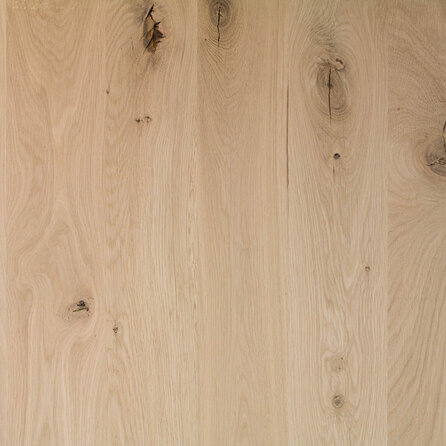 Eiken paneel - 4 cm dik (1-laag) - extra rustiek eikenhout - meubelpaneel (massief) - 122 cm breed - timmerpaneel 8-12% KD - voor binnen