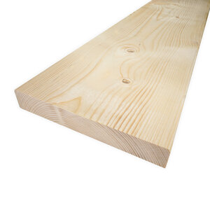 SLS hout balk - 38x285 mm - geschaafd - KD